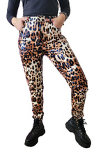 Load image into Gallery viewer, Animal Print Leather Pants
