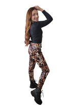 Load image into Gallery viewer, Animal Print Leather Pants
