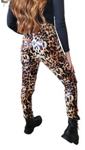 Load image into Gallery viewer, Animal Print Leather Pants
